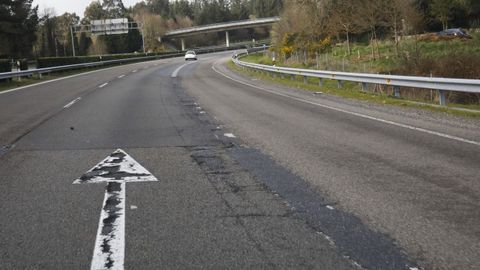 Baches en el entorno de la salida y entrada de Outeiro de Rei y hacia Rábade