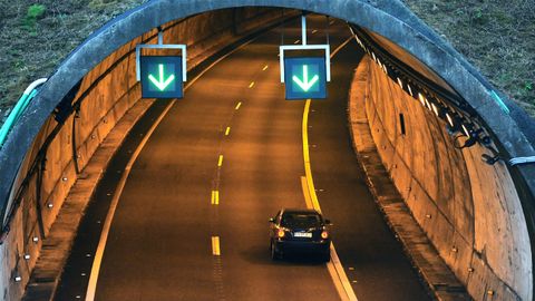 Túnel de O sartego, en la Ap-9