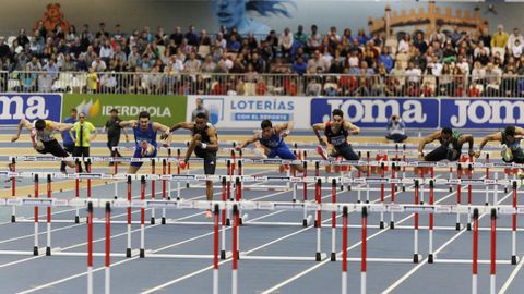 El Campeonato de España de Atletismo invade Ourense .Un espectacular ambiente rodeó a los primeros títulos absolutos de pista cubierta que se dirimieron en Galicia