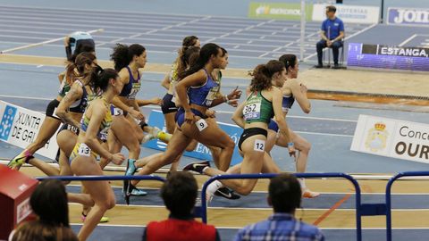 El Campeonato de España de Atletismo invade Ourense .Un espectacular ambiente rodeó a los primeros títulos absolutos de pista cubierta que se dirimieron en Galicia