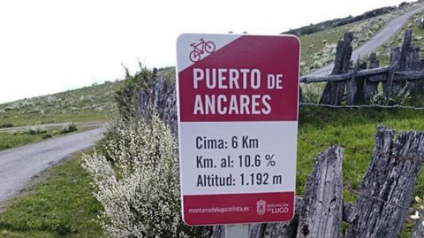 Rutas ciclistas por las montañas de Lugo, con altimetrías