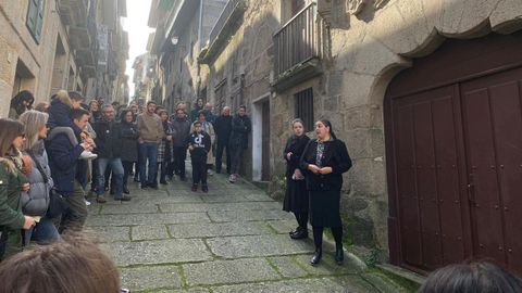 8M en Ribadavia.En la capital de O Ribeiro celebraron la jornada recordando a las hermanas Touza