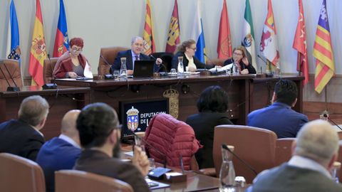 Pleno de la Diputación de Lugo, que preside José Tomé