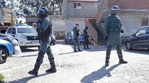 Operación antidroga de la Guardia Civil en el poblado del Vao