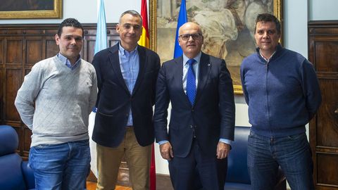 Francisco Masid, Roberto Baratta, Manuel Baltar y Alberto Estévez