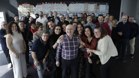 Comida homenaje a Richard Rodríguez, histórico del Teatro Rosalía de Castro de A Coruña