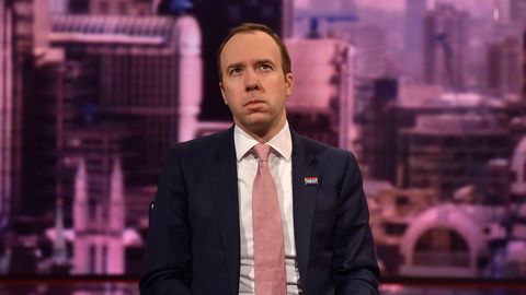 El secretario de Estado británico para la Salud, Matt Hancock