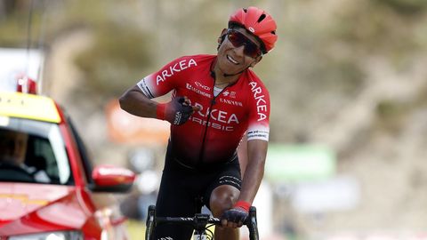 Nairo Quintana, en una etapa de la reciente París-Niza