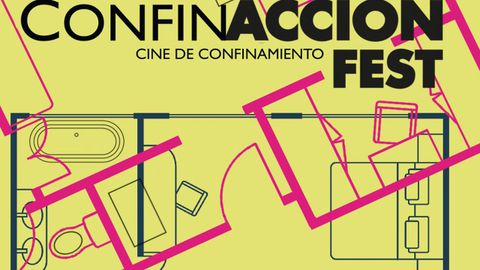 Cartel del festival de cortos del confinamiento.