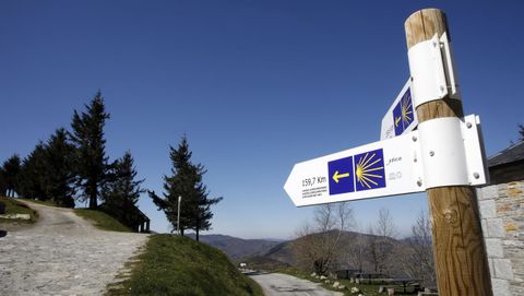 En el entorno de O Cebreiro, puerta de entrada del Camino Francés en Galicia