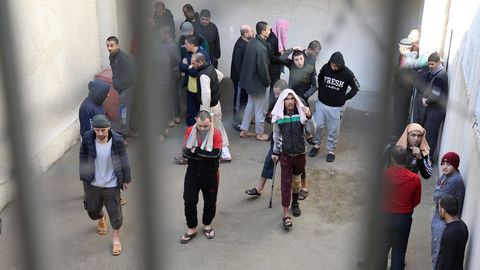 Presos del Estado Islmico, en la carcel gestionada por los kurdosirios en Al Hasaka