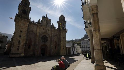 Catedral de Mondoñedo, en pleno Camiño Norte