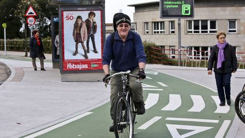 Imagen de archivo del carril bici