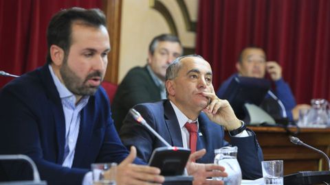 Ameijide y Carballo, viceportavoz y portavoz del PP de Lugo
