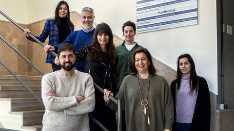 Por la izquierda, fila inferior: Jos Luis Surez (Red Tctica), Carmen Blanco (Universidad de Oviedo), Amanda Moyano (Universidad de Oviedo). Fila del medio: Montserrat Rivas  y Mara Salvador (Universidad de Oviedo). Arriba Jos Carlos Martnez (Universidad de Oviedo) y Silvia Ortiz (Red Tctica)