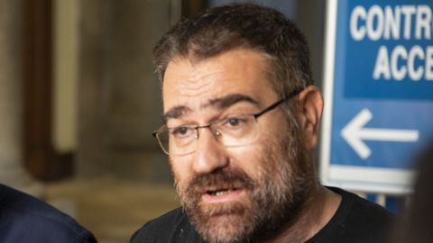 Bernardo Varela, portavoz del BNG en la Diputación de Ourense