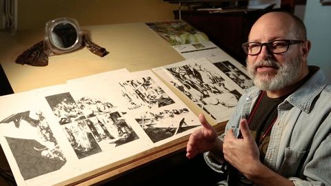 Mike Mignola, dibujante estadounidense creador del universo Hellboy