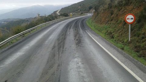 Imagen de la carretera de Casaio