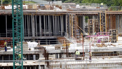 Obras en la intermodal de Vigo