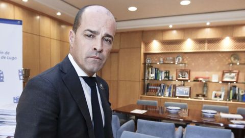 Jaime López, máximo responsable de la Confederación de Empresarios de Lugo