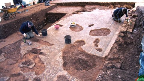 Imágenes de una excavación minuciosa