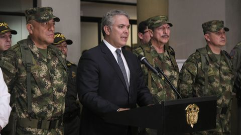 El presidente de Colombia, Ivn Duque