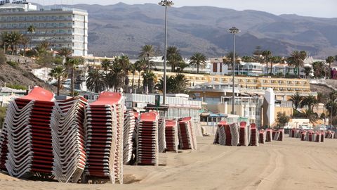 Playa del Inglés, en Gran Canaria