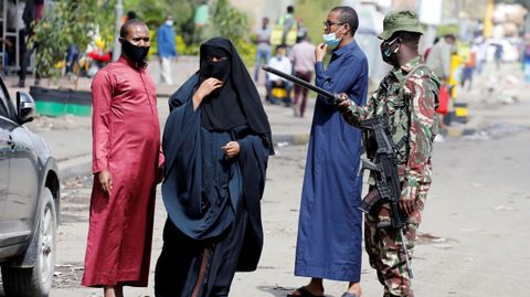 En Nairobi el gobierno ha tenido que cerrar algunos distritos