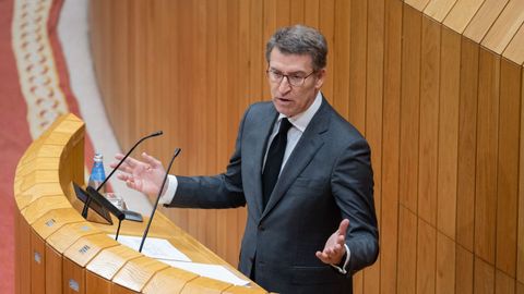 Feijoo, en su última comparecencia en el Parlamento el miércoles, sigue teniendo intacta su prerrogativa para convocar elecciones