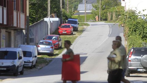 Vista de A Cabana, en Ferrol, uno de los núcleos del municipio con menos de cinco mil habitantes