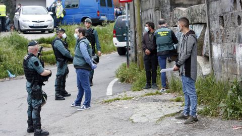 Detenciones en O Vao de Arriba