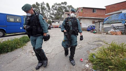 Detenciones en O Vao de Arriba