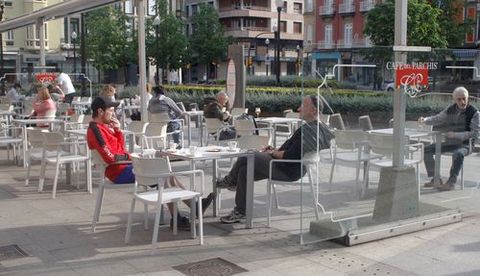 Una terraza en Gijón