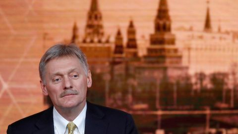 El portavoz del Kremlin, Dmitri Peskov, en una imagen de archivo.