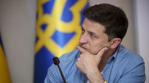 El presidente de Ucrania, Volodimir Zelenski