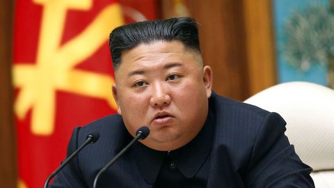 Kim Jong Un, en una reunin del Partido de los Trabajadores de Corea del Norte, el pasado 12 de abril