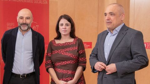 Imagen de archivo con Rego, Lastra y Simancas.