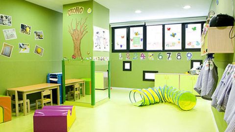 Una de las aulas del centro infantil Colores de gijn