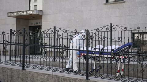 La intervención de Fátima incluyó el traslado de varios mayores a la residencia integrada de Baños de Molgas