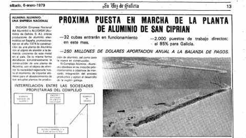 Información publicada por La Voz el 6 de enero de 1979