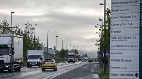 El polígono de San Cibrao das Viñas, el principal foco industrial de Ourense