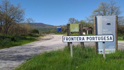 Imagen de la frontera portuguesa en Calvos de Randín