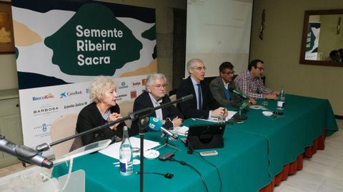 Un momento de la presentación de la edición de este año del concurso Semente Ribeira Sacra