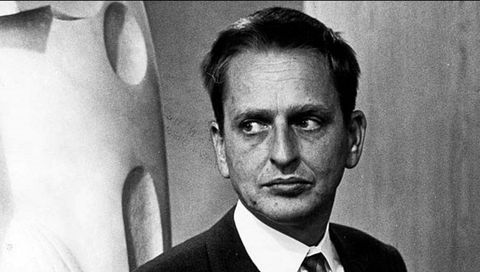 Olof Palme fue primer ministro de Suecia durante 10 aos en dos etapas hasta su asesinato en 1986