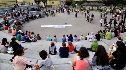 Concentración en Sarria en repulsa por una agresión machista en As Aceas