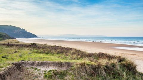 Playa de Vega, en Ribadesella