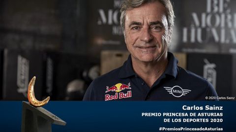 Carlos Sainz, premio Princesa de los Deportes 2020