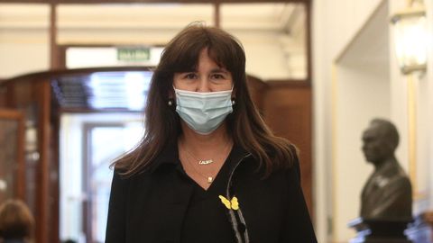 Laura Borràs, en el Congreso de los Diputados