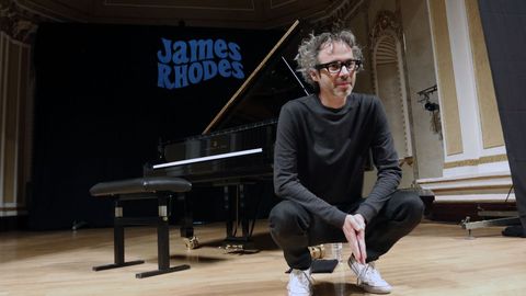O pianista James Rhodes o pasado verán
