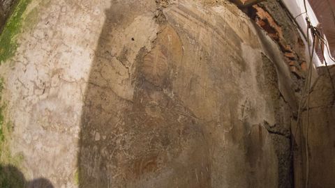 Pinturas en la iglesia de San Martiño de Rodis